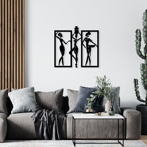Atelier Del Sofa Zidna dekoracija Aurora-M119, 71x66 cm, 1,2 mm, Crna Cene