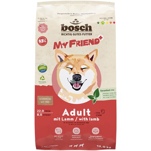My Friend + Dog Adult s janjetinom - 2 x 12 kg Slike