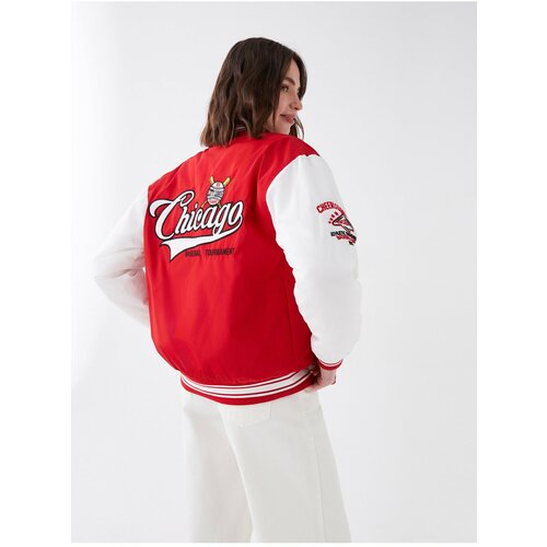 LC Waikiki Winter Jacket - Red - Bomber jackets Slike