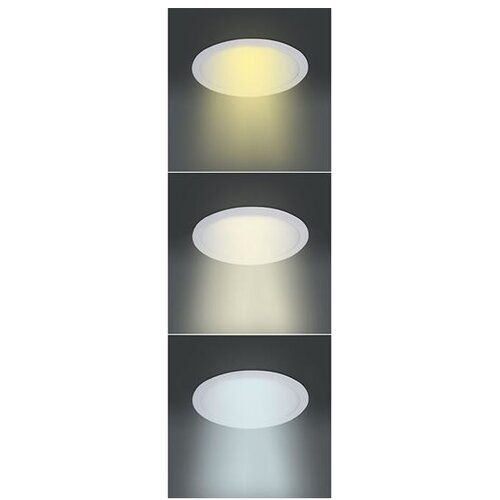 Solight WD146 - led ugradno plafonsko svetlo 6W/230V 3000/4000/6000K prečnik 12 cm belo Slike