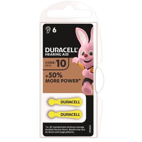 Duracell Hearing Aid 10/PR70 1,45V baterija za slusni aparat PAK6 Cene