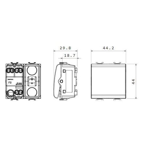 GEWISS GW10033 jednosmerni prekidač 1P 250V ac - 16AX svetljivi - sa zamjenjivim neutralnim sočivom - 2 modula - sjajno belo - chorsmart Cene