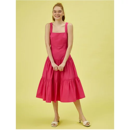 Koton Women's Pink Strap Dress