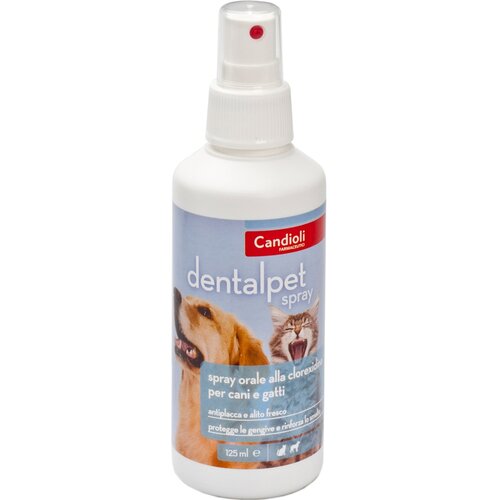Candioli Oralni sprej za pse i mačke Dentalpet, 125 ml Slike
