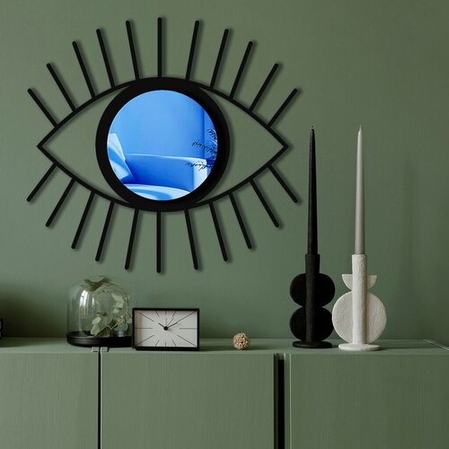 Wallity Ogledalo Ozgl523, 48x45 cm, Plavo Slike