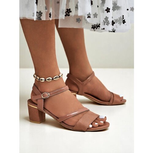 Resti Women&amp;#039;s Patent Low Heel Sandals Grace Gloss Slike