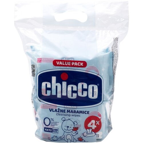Chicco vlažne maramice 4x72kom Cene