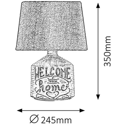 Rabalux stona lampa 1XE14 PETRA RAB 4386 MIX Slike