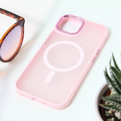 Torbica magsafe colorful za iphone 14 6.1 roze Slike