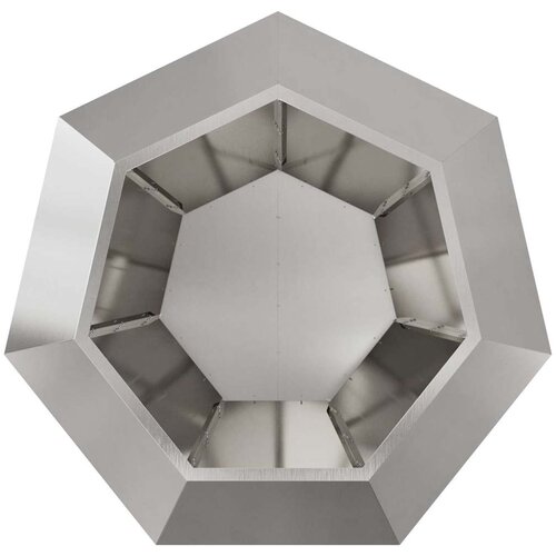  Sadilica 2 pcs Srebrno 100 x 100 x 80 cm Nehrđajući čelik Slike