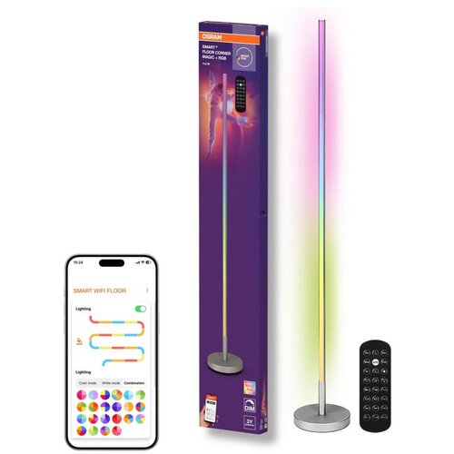 Osram led rgbw prigu&scaron;iva podna lampa smart+ magic LED/11,5W/230V srebrna wi-fi+daljinski upravljač Cene