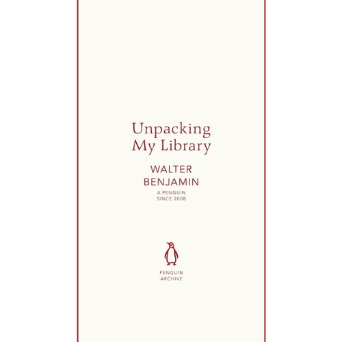 The Book Service Limited Walter Benjamin - Unpacking My Library Cene