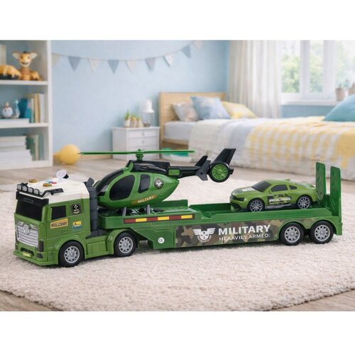  set kamion Kamion za vuču Automobil Helikopter Svjetla Zvuk Slike