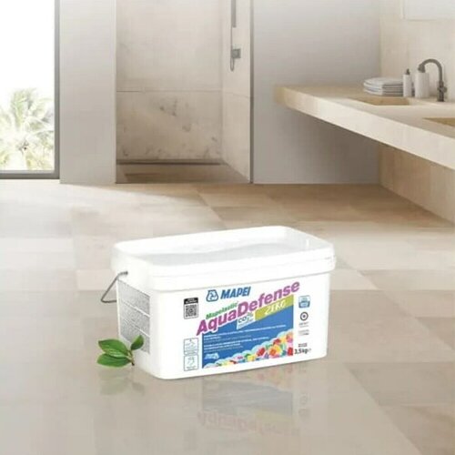 MAPEI Vodoodbojni omet Mapelastic Aquadefense Zero (7,5 kg, Poraba: 1,3 kg/m&sup2; na mm debeline sloja) Cene