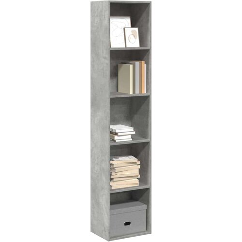 vidaXL Regal za knjige boja betona 40x30x189 cm konstruirano drvo Cijene