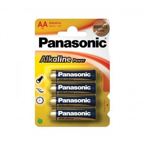 Panasonic baterija alkalna aa LR6 1 5V 1/4 039273 Slike
