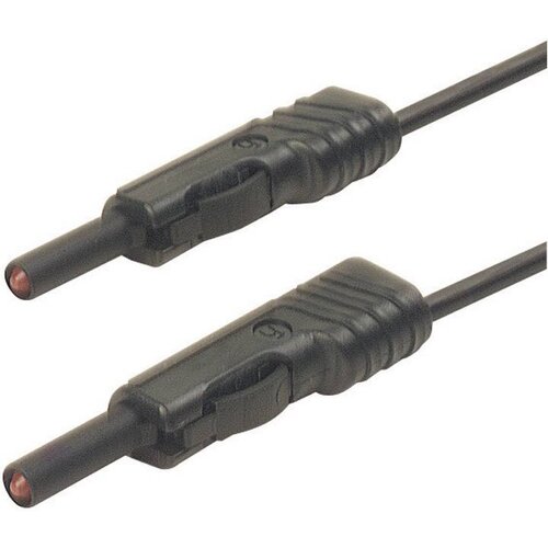 SKS Hirschmann Merilni kabel Hirschmann\, [lamelni vtič 4 mm - lamelni vtič 4 mm]\, 1 m\, črna\, MLB 100/1 V sw, (20423273) Cene