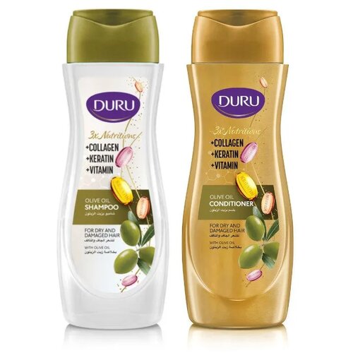 &amp;Scaron;ampon i balzam za suhu i o&amp;scaron;tećenu kosu Duru 2 u 1 &amp;ndash; 600 ml Slike