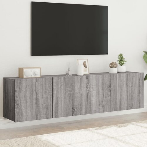 vidaXL Zidni TV ormarići 2 kom boja sivog hrasta sonome 80x30x41 cm Cene