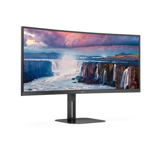 AOC ukrivljen monitor CU34V5C/BK, WQHD VA, 100Hz, 34 inch Slike
