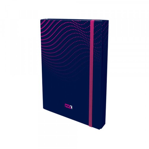 Optimum Fascikla OPT Exabox 3cm MAX teget/pink lastiš Cene