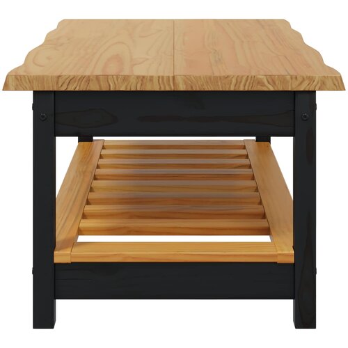  Kava Stol EKAI Crna 100 x 60 x 45,5 cm Masivna borovina Slike