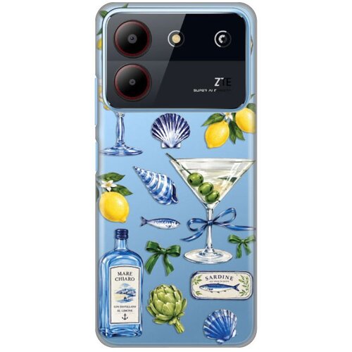  Maska za ZTE Blade A54 Mediterranean Martini Silikonska Print Slike