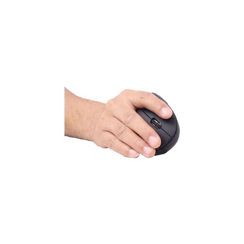  Mi&amp;scaron; GEMBIRD MUSW-ERGO-01, 6-button wireless optical mouse, black, 800-1200-1600 DPI, MUSW-ERGO-01 Slike