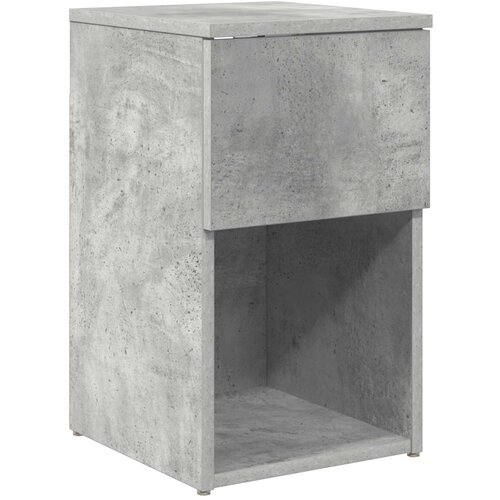 VidaXL Ormarić za krevet Betonska siva 29 x 31 5 x 49 cm - Betonska siva 1 Slike