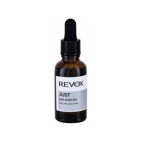 REVOX Just AHA ACIDS 30% Peeling Solution piling za poenotenje tena kože 30 ml za ženske