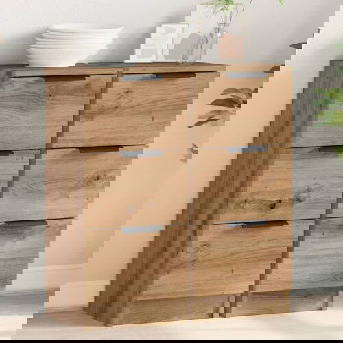 VidaXL Komoda 2 kosa artisian hrast 30x30x70 cm konstruiran les Slike