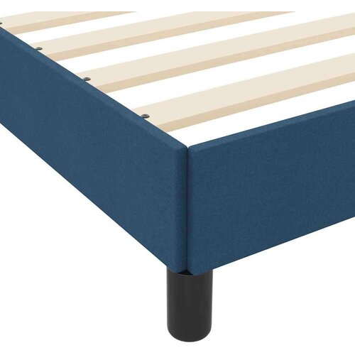 Box spring krevet s madracem Plava 180 x 200 cm tkanina Slike