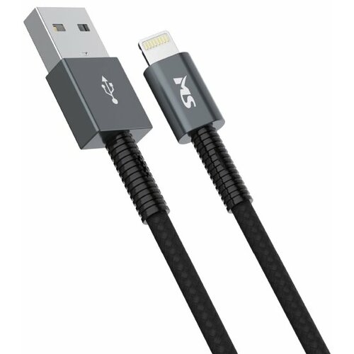 Ms (1254135) kabl USB tip A 2.0 (muški) na Lightning (iPhone) 2m crni Cene
