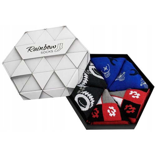 Kesi Rainbow Socks Socks For Car Fan 3 Pairs Cene