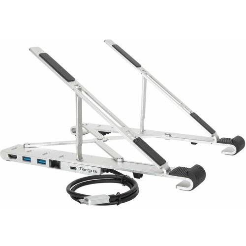 Targus portable stand with integrated dock (usb-c) stoj srebrna Cene