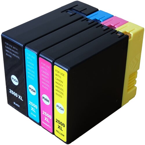  Kartuše Canon PGI-2500XL Komplet kompatibilne črna, cyan, magenta, rumena AKCIJA Cene