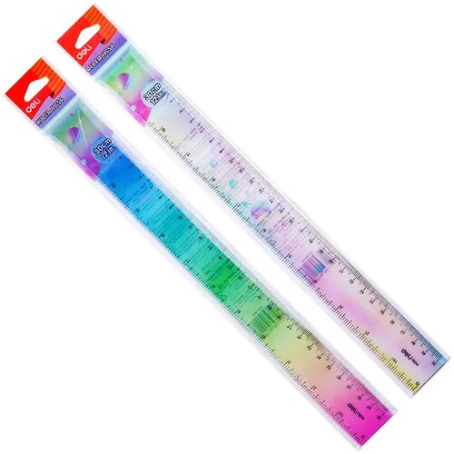 Deli Linijar Pastel 30Cm 2 Boje Slike