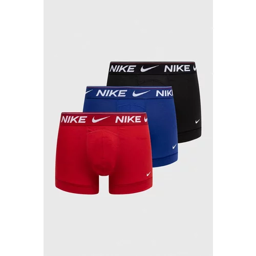 Nike Bokserice 3-pack za muškarce, boja: crvena