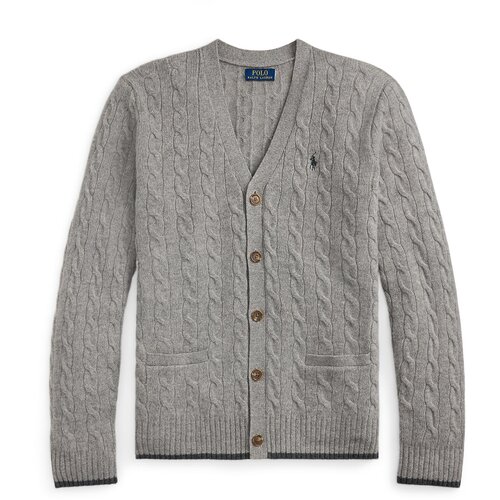Polo Ralph Lauren Kardigan siva / tamo siva Slike