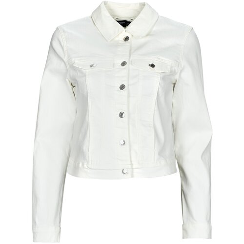 Vero Moda VMLUNA LS SLIM DNM JACKET MIX GA NOOS Bijela Slike