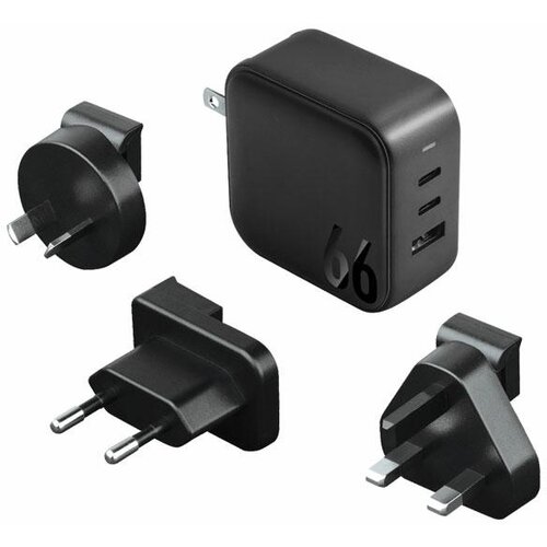 Energea OMREŽNI POLNILEC 1XUSB+2XUSB-C PD-PPS-QC 66W ZA ČRNE TELEFONE, (21974846) Cene