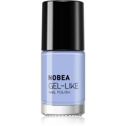 NOBEA Day-to-Day Gel-like Nail Polish lak za nohte z gel učinkom odtenek Sky blue #N44 6 ml