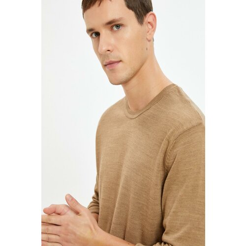 Koton Men's Camel Hair Sweater Cene