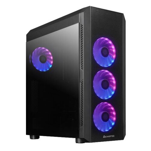 Chieftec GL-04B-OP računalno ohi&amp;scaron;je Midi Tower Črna Slike
