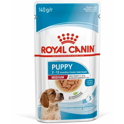 Royal Canin Medium Puppy mokra hrana - 20 x 140 g