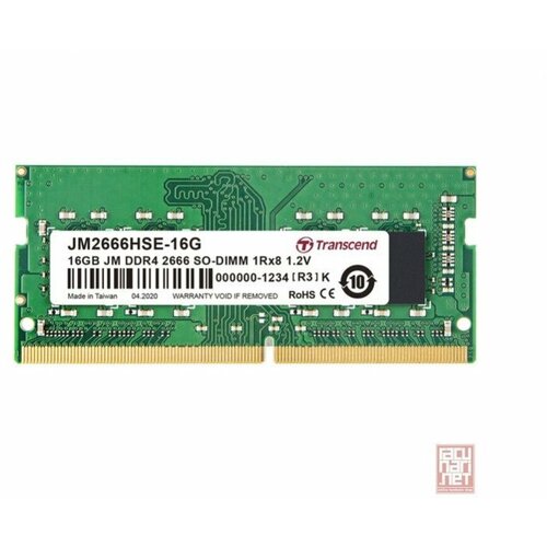 Transcend DDR4 SO-DIMM 16GB 2666MHz, CL19 JM2666HSE-16G dodatna memorija za laptop Slike