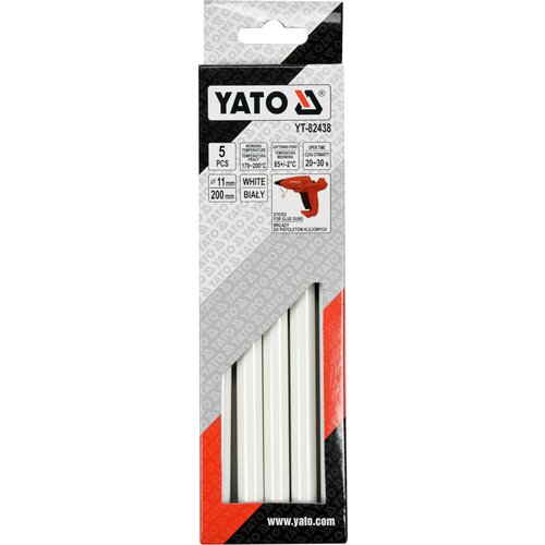 Shumee yato vložek za vroče gorivo lepilo 11,2x200mm bel 5 kos., (21386910) Cene