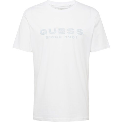 Guess Majica svijetloplava / bijela Cene