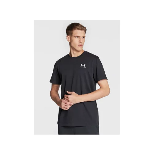 Under Armour Majica Ua Logo Embroidered 1373997 Črna Relaxed Fit