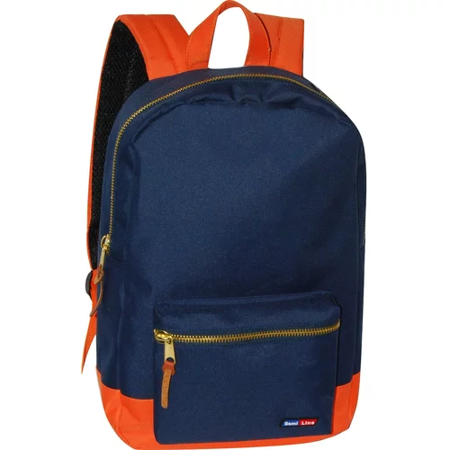 Semiline Unisex's Backpack 3269-7 Navy Blue